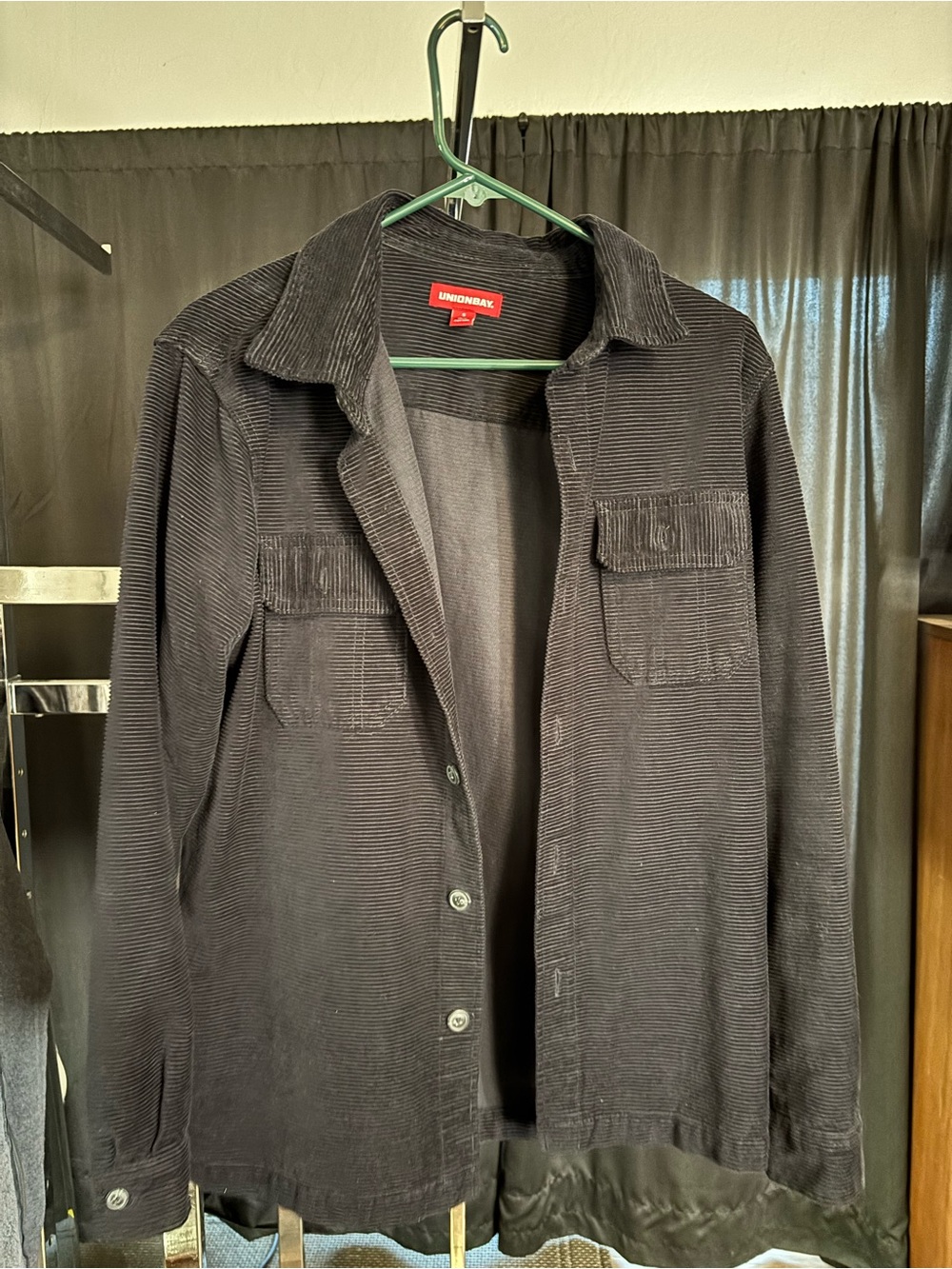 UNIONBAY Dark Navy Corduroy Shirt Jacket